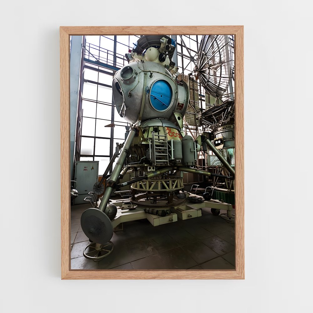 Poster La Machine de L'Espace – affiche Espace rétro (vue 4)